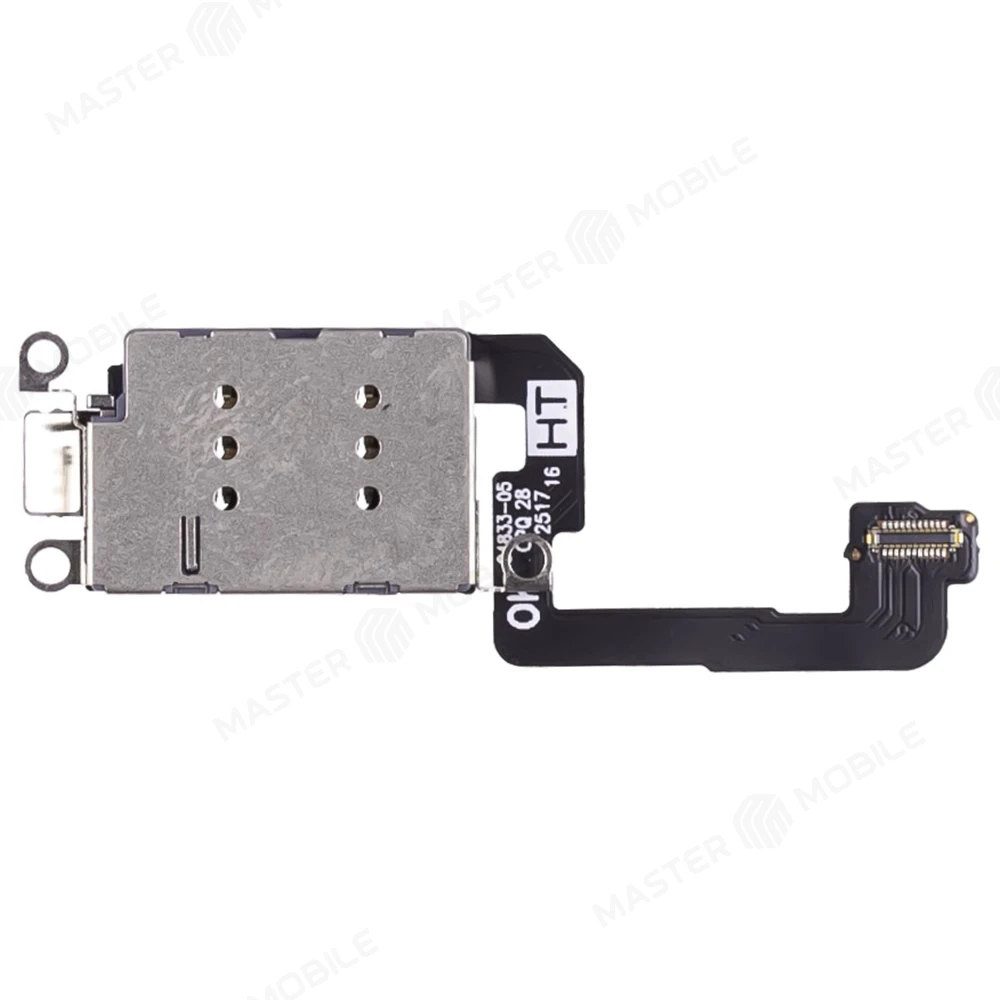 Шлейф для Apple iPhone 16 с комп. + разъем SIM (1 SIM Version) (ORIG100) фото №1