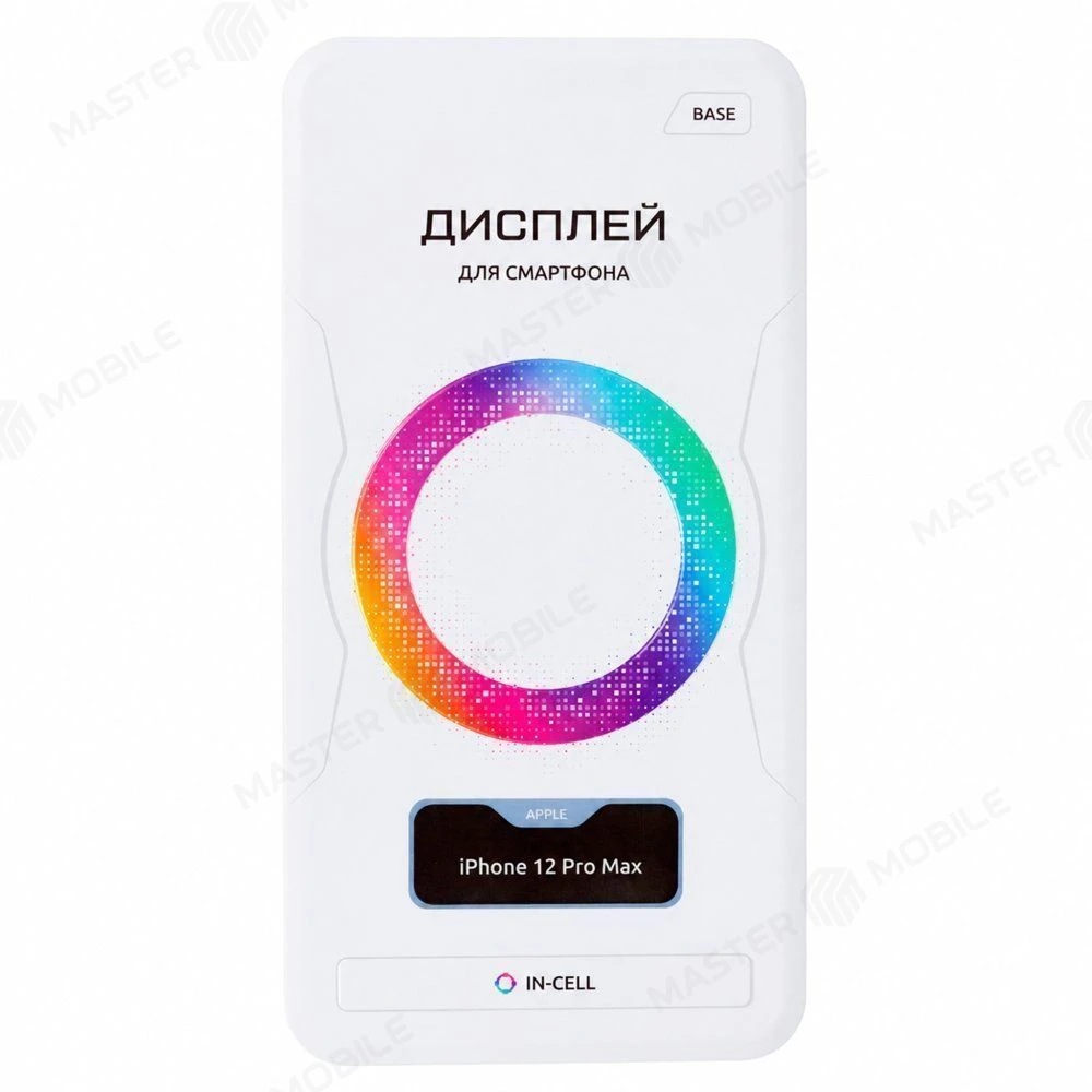 Дисплей для Apple iPhone 12 Pro Max + тачскрин (черный) (F5ENERGY) (In-Cell) (площадка под IC) (BASE) фото №5