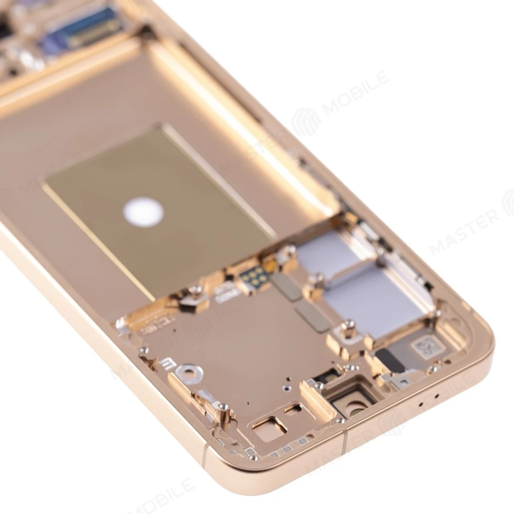 Дисплей для Samsung S921 Galaxy S24 + тачскрин (золотистый) (в рамке) (ORIG100) (возможен дефект ЛКП) фото №3