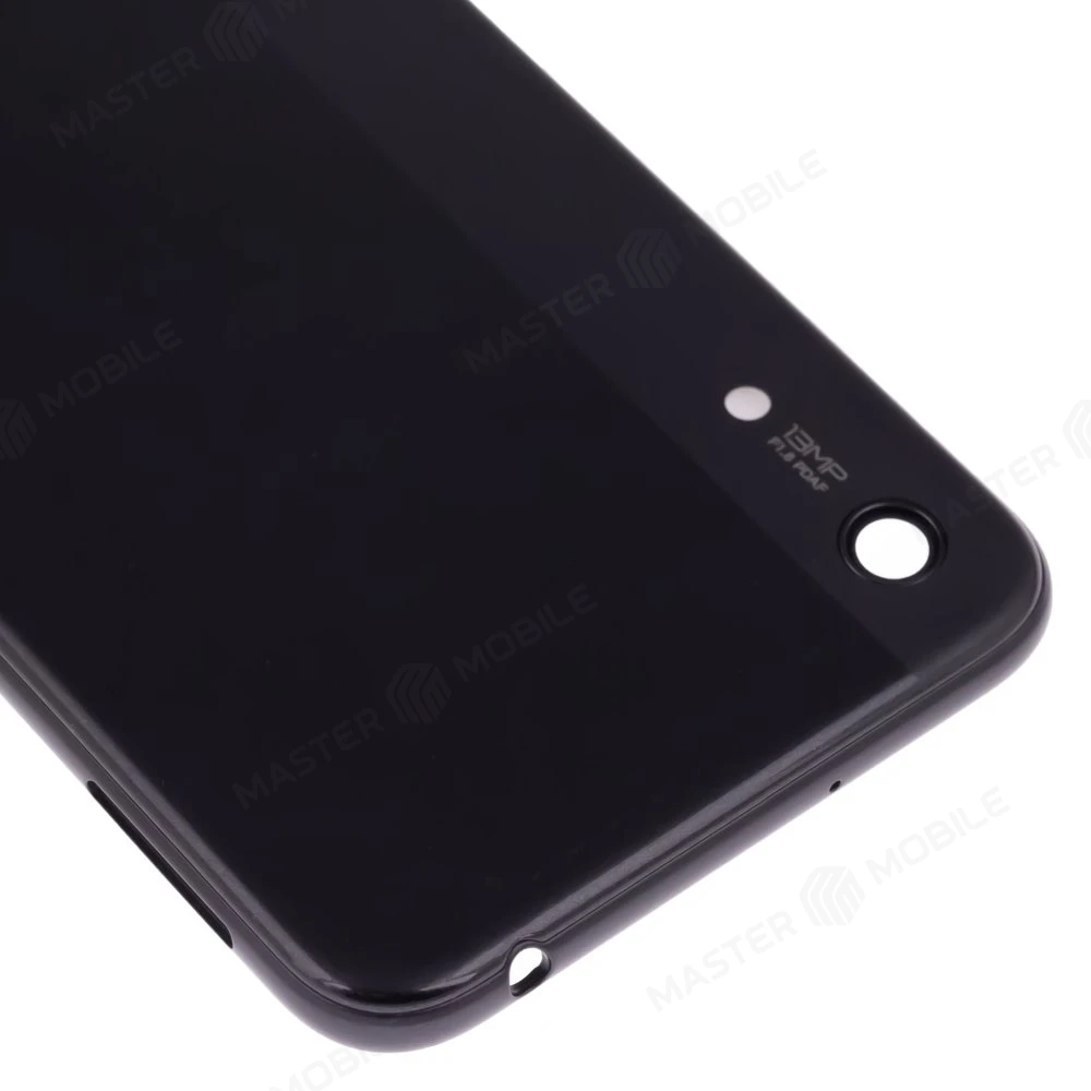 Задняя крышка для Huawei Honor Play 8A (JAT-L09) (черный) (в сборе со стеклом камеры) фото №3