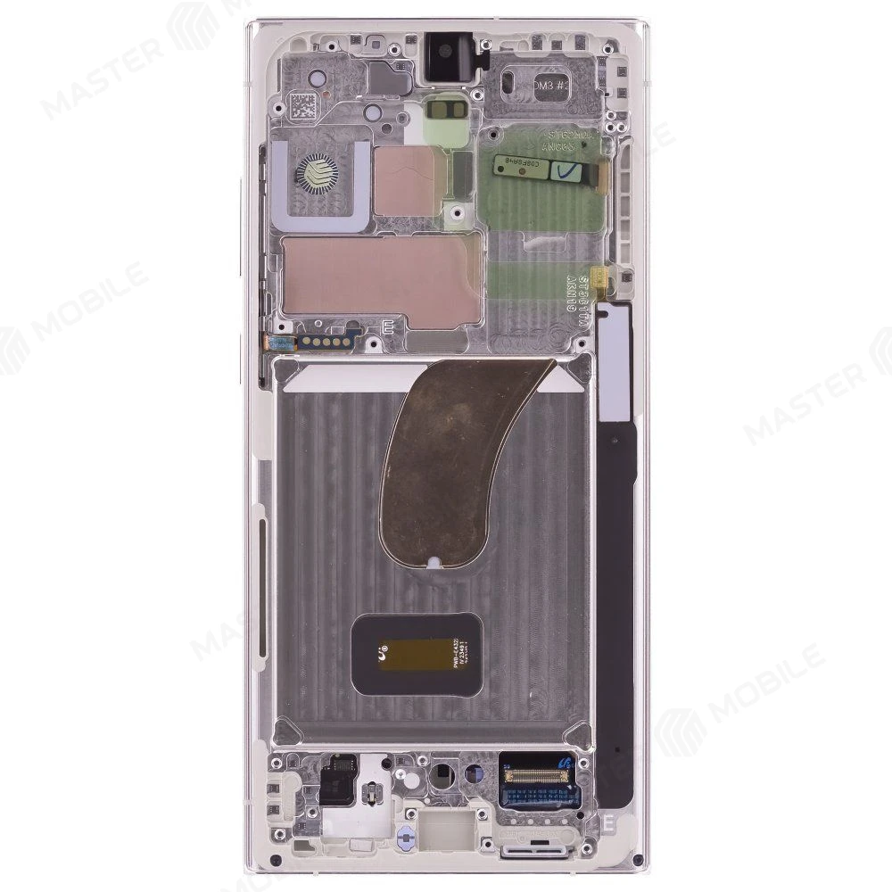 Дисплей для Samsung S918 Galaxy S23 Ultra + тачскрин (серебристый) (в рамке) (ORIG100) (SP) фото №2