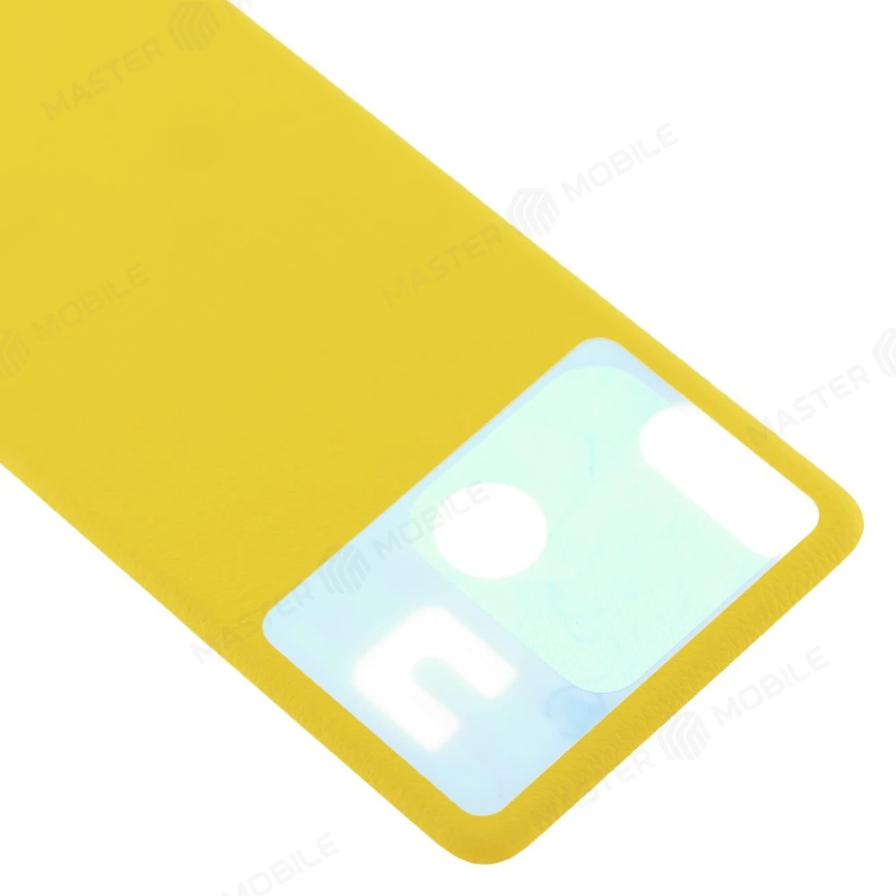 Задняя крышка для Xiaomi Poco X6 Pro (2311DRK48G) (желтый) фото №3