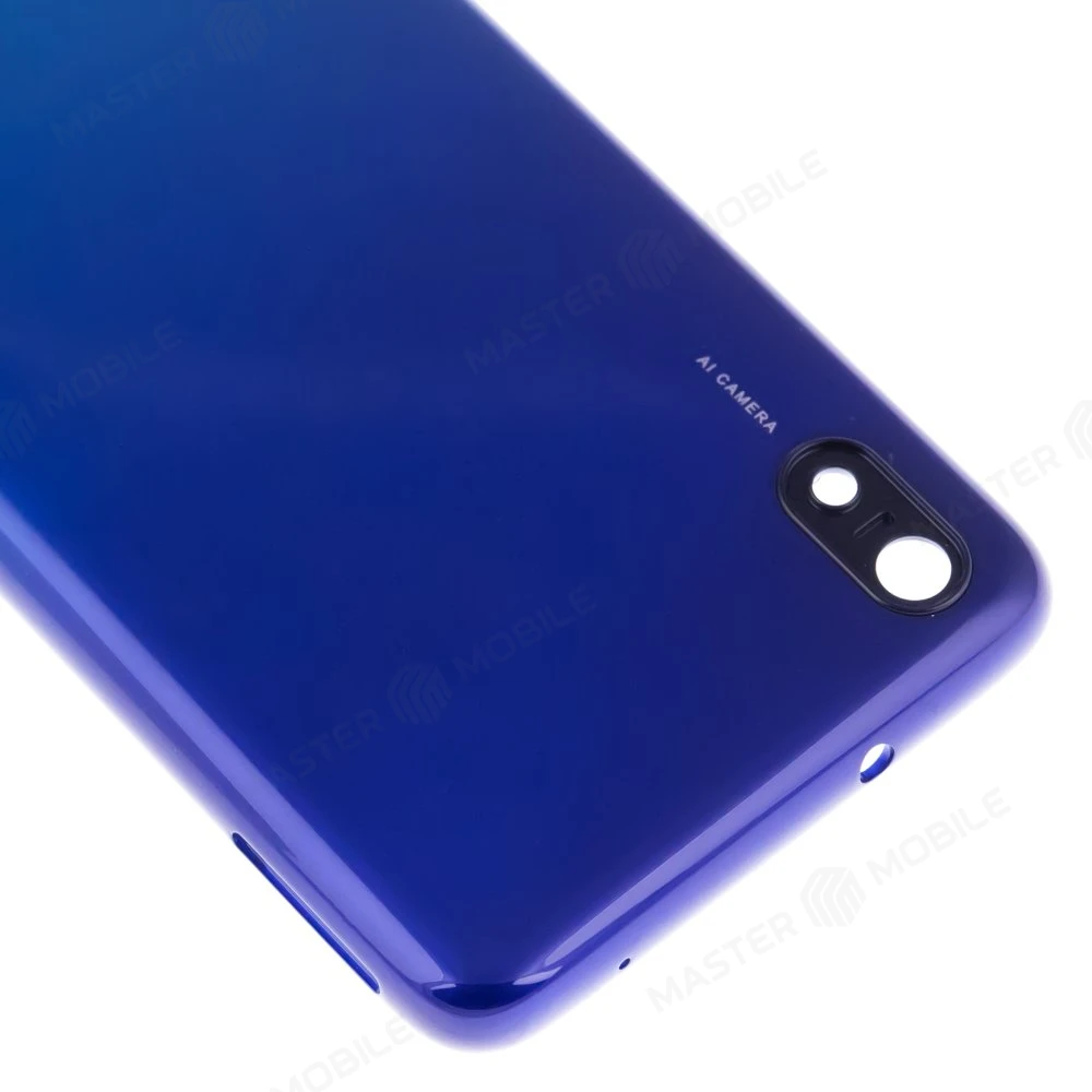 Задняя крышка для Xiaomi Redmi 7A (M1903C3EG) (сине-зеленый) (в сборе со стеклом камеры) фото №3