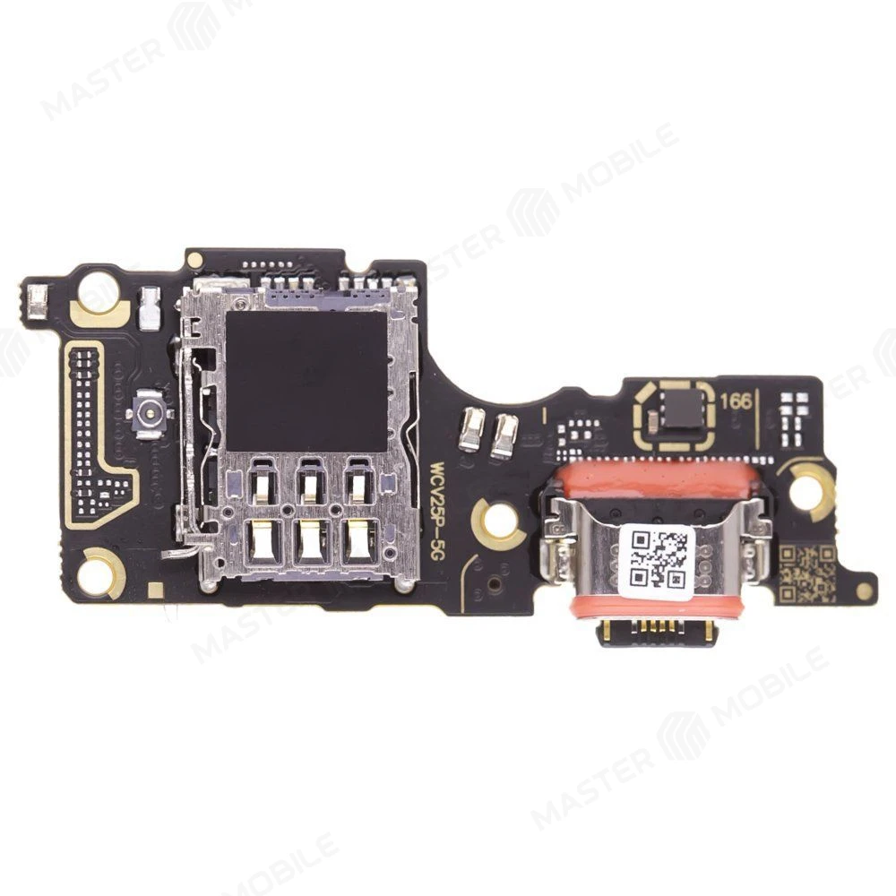 Нижняя плата для Vivo V25 Pro 5G (V2158) с комп. + разъем зарядки + микрофон  фото №2