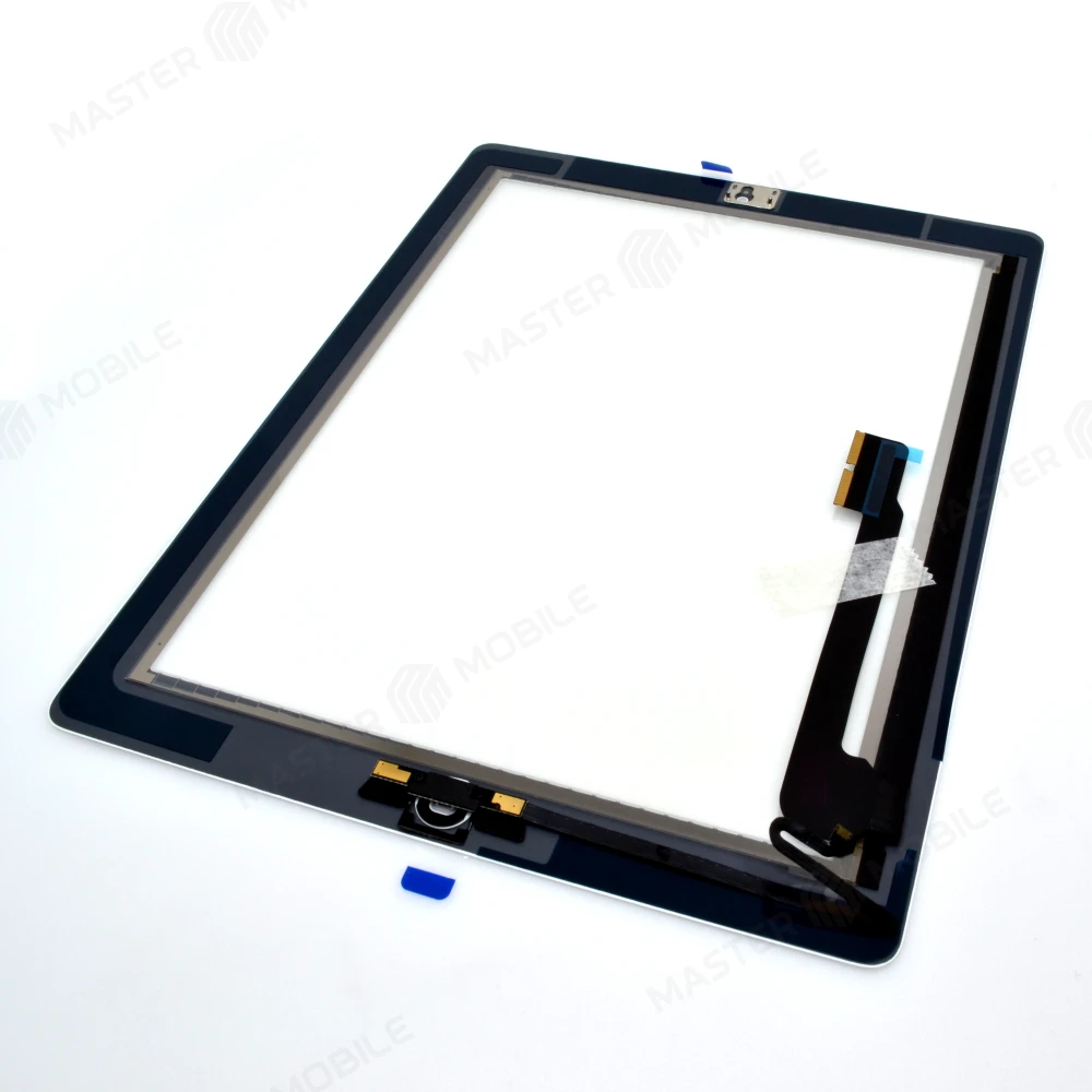 Тачскрин для Apple iPad 3 (A1416/A1430) / iPad 4 (A1458/A1459/A1460) + кнопка Home (белый) (Premium) фото №2