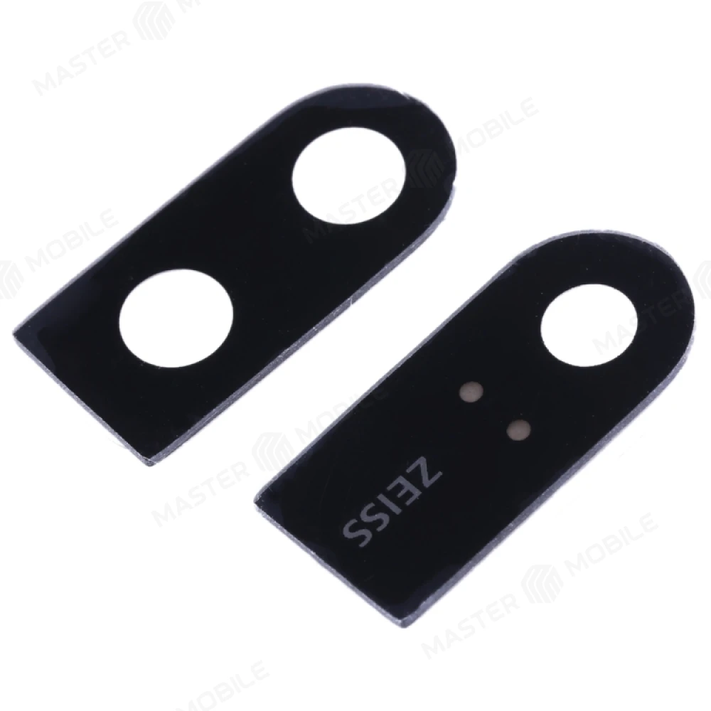 Стекло задней камеры для Nokia 8 (TA-1004) (без рамки) (черный) 