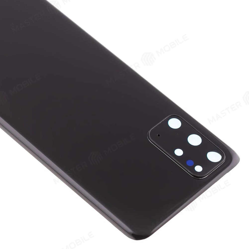 Задняя крышка для Samsung G985 Galaxy S20+ (черный) (в сборе со стеклом камеры) (ORIG100)  фото №3