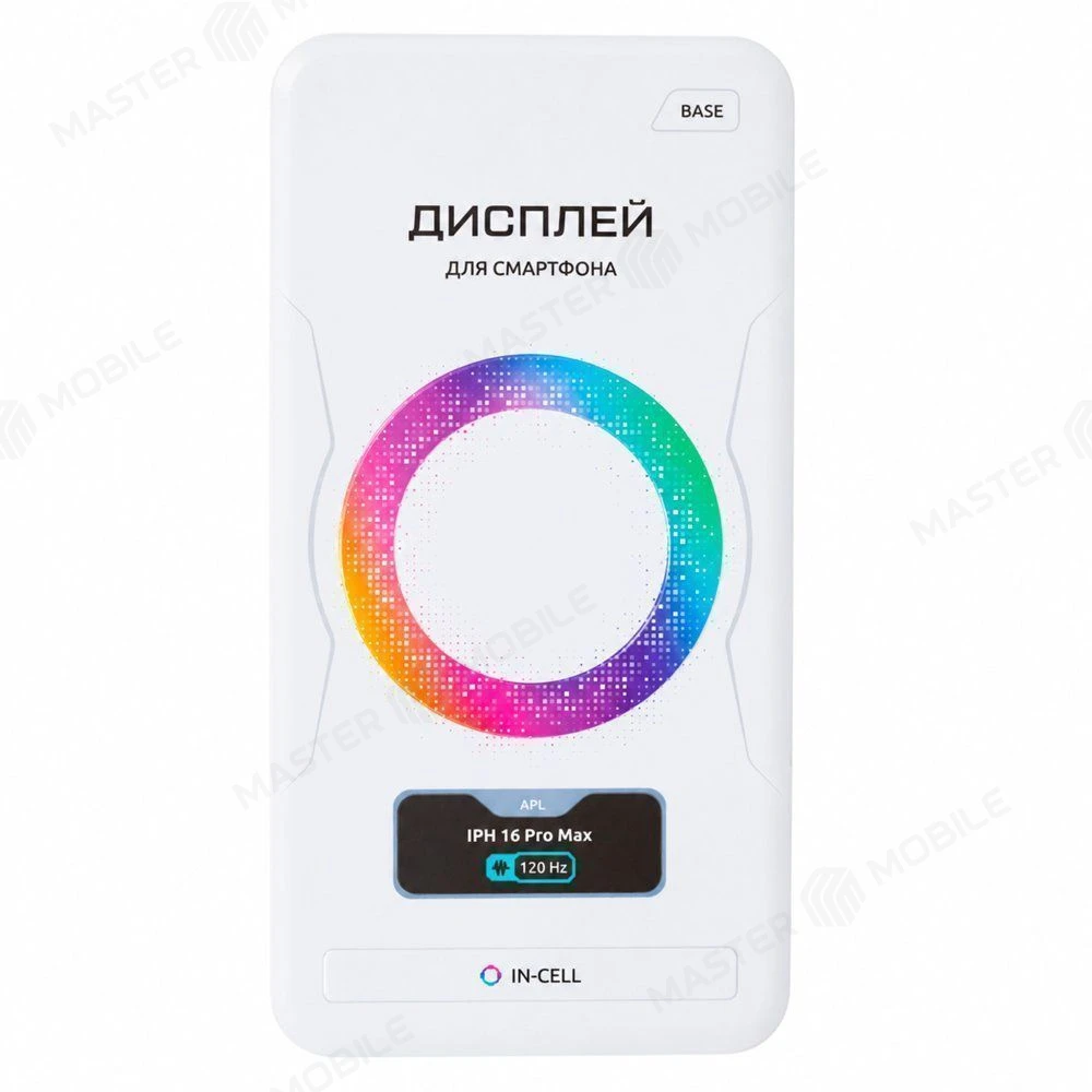 Дисплей для Apple iPhone 16 Pro Max + тачскрин (черный) (F5ENERGY) (In-Cell) (площадка под IC) (BASE) фото №5