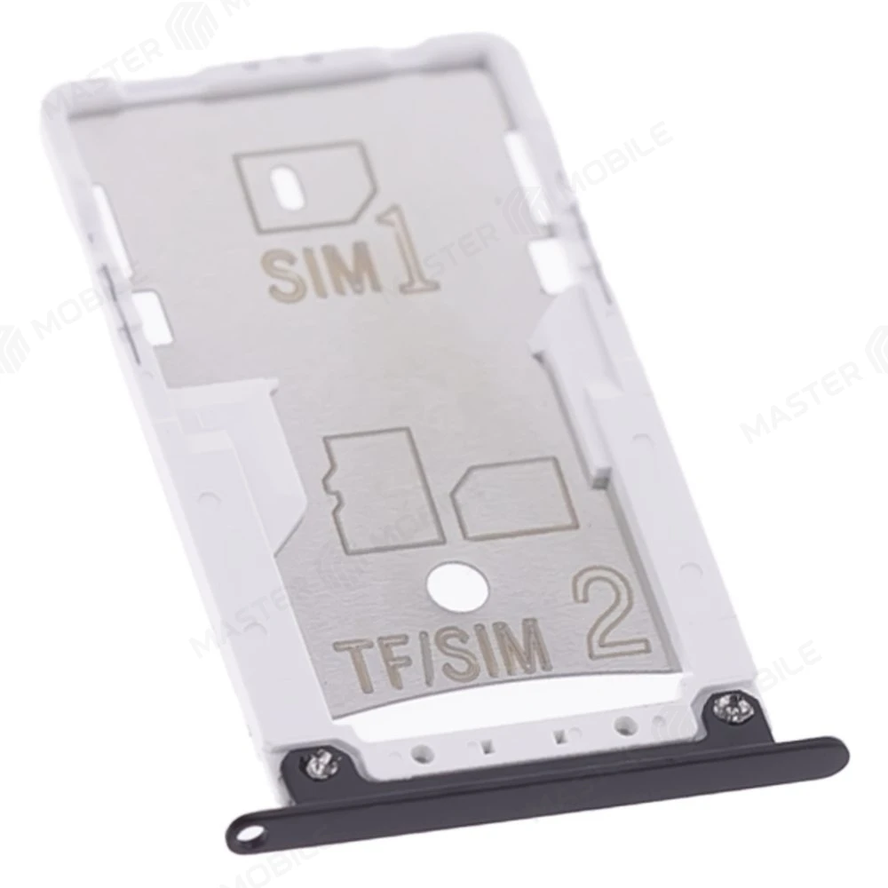 Держатель сим-карты для Xiaomi Redmi Note 4X (черный)  фото №3