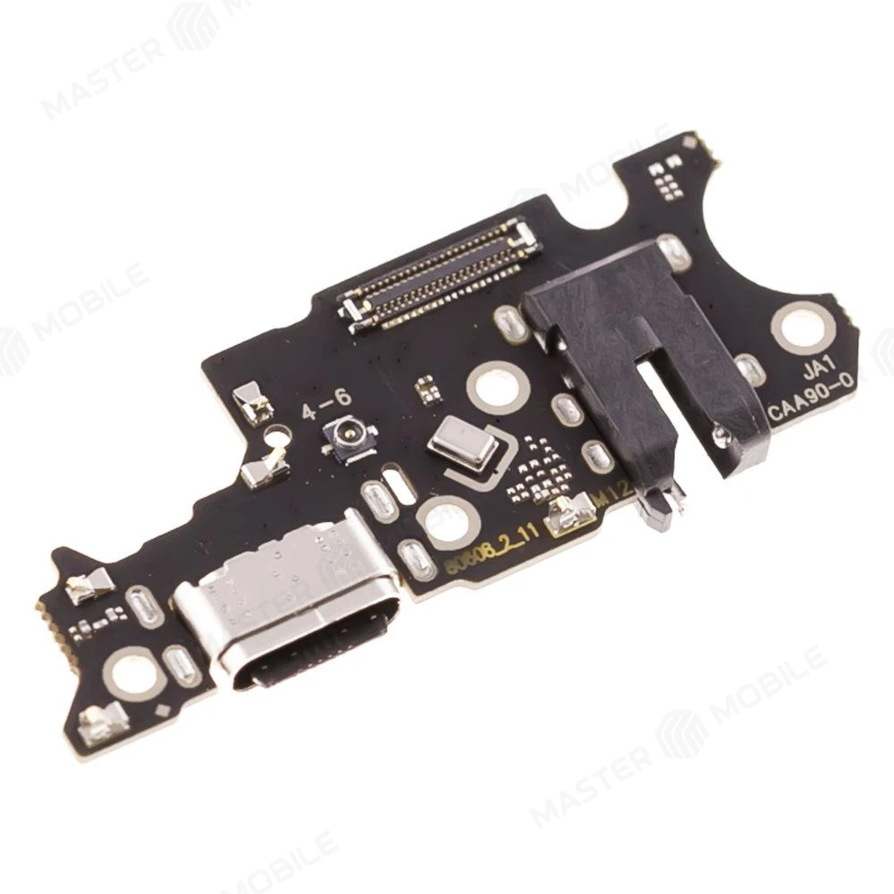 Нижняя плата для OPPO A3 4G (2024) (CPH2669) с комп. + разъем зарядки + микрофон + разъем гарнитуры фото №3