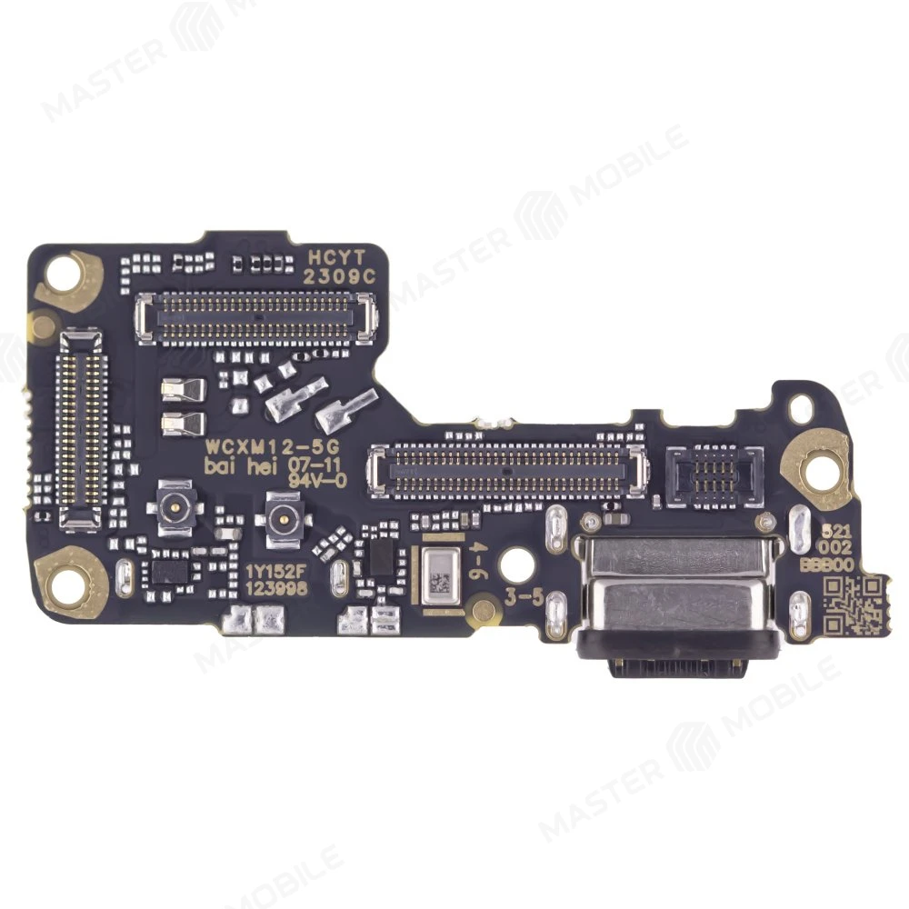 Нижняя плата для Xiaomi 12X (2112123AG) с комп. + разъем зарядки + микрофон