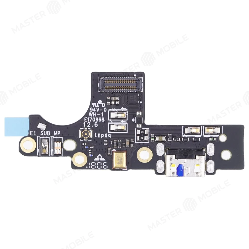 Нижняя плата для Nokia 3 (TA-1032) с комп. + разъем зарядки + микрофон (ORIG100)  фото №1