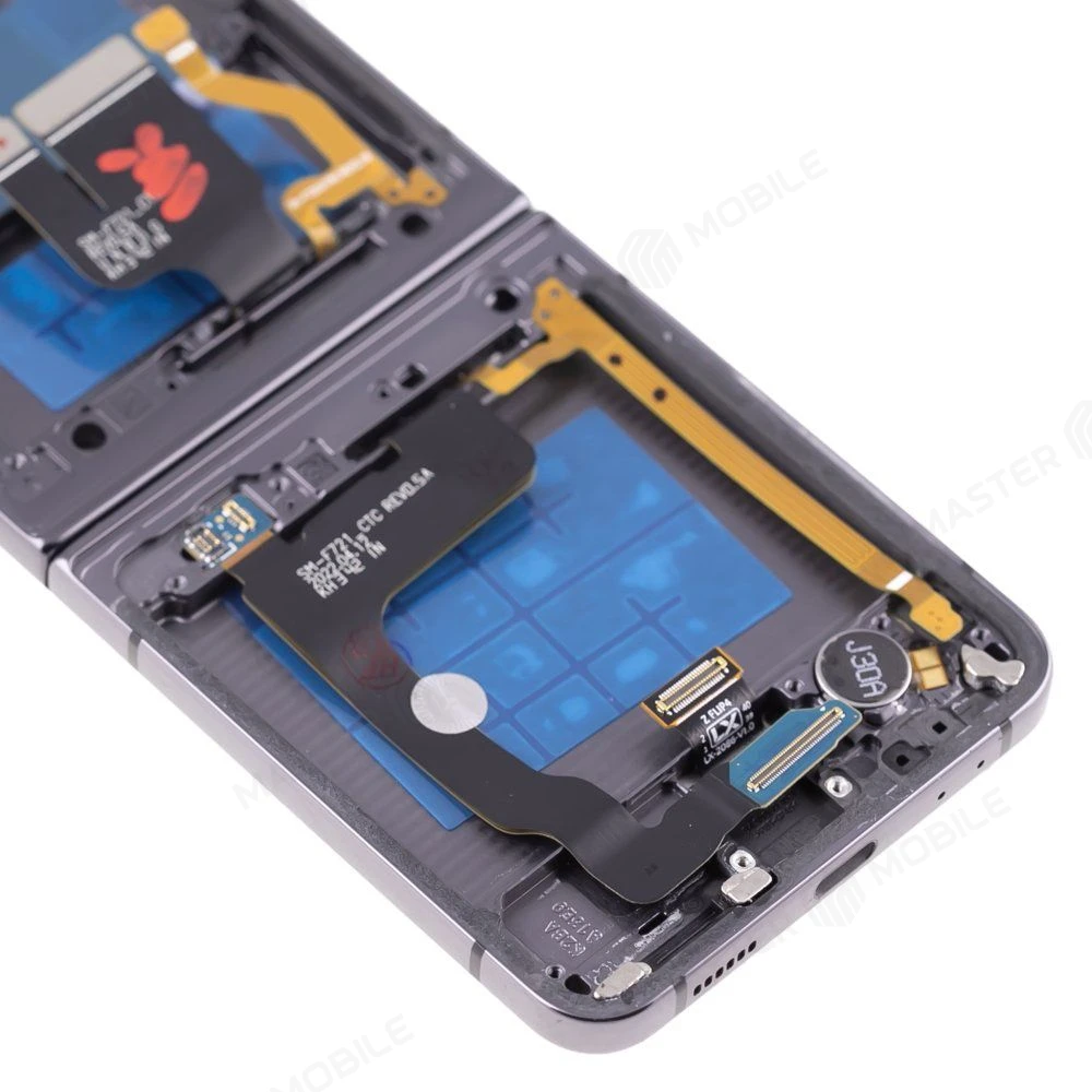 Дисплей для Samsung F721 Galaxy Z Flip 4 + тачскрин (внутренний) (черный) (в рамке) (In-Cell) (не сгибается) фото №4