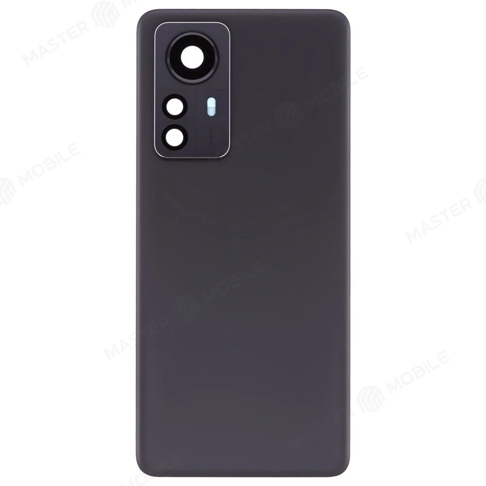 Задняя крышка для Xiaomi 12 Pro (2201122G) (серый) (в сборе со стеклом камеры) (ORIG100) фото №1