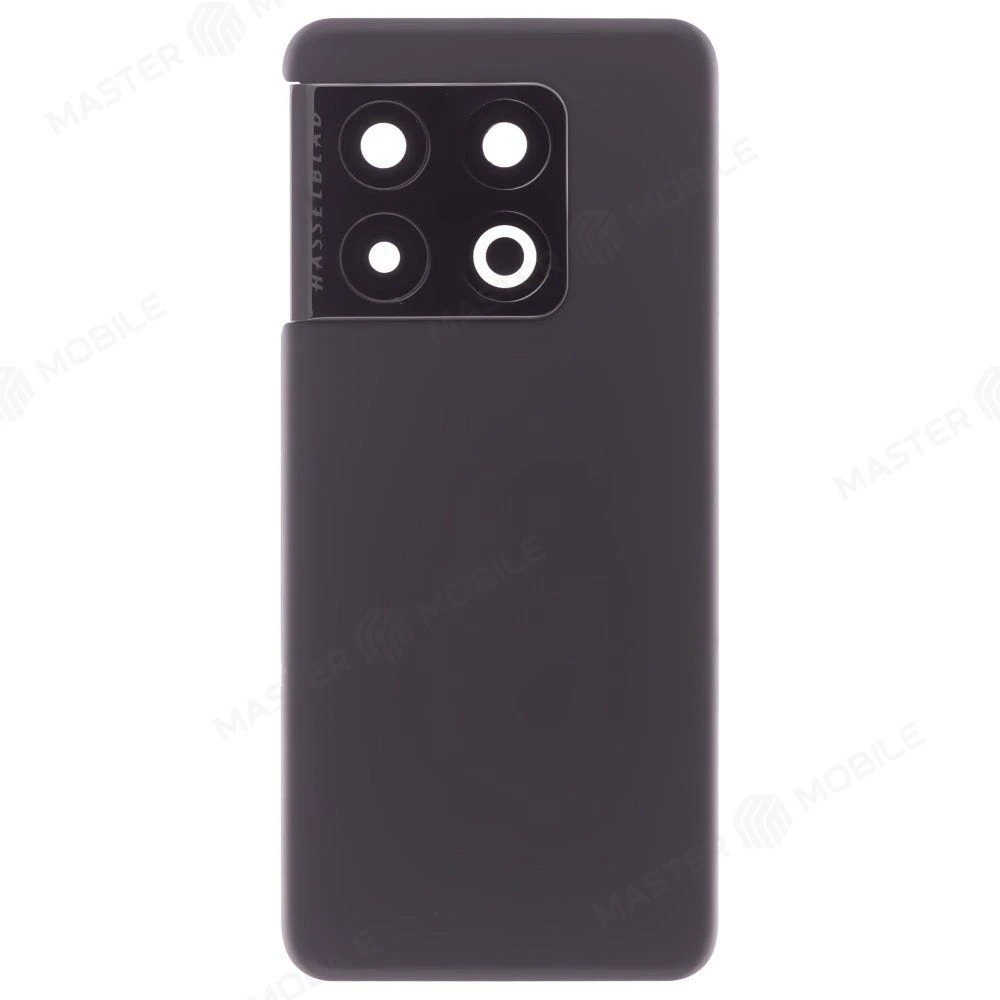 Задняя крышка для OnePlus 10 Pro (черный) (в сборе со стеклом камеры) (ORIG100)  фото №1