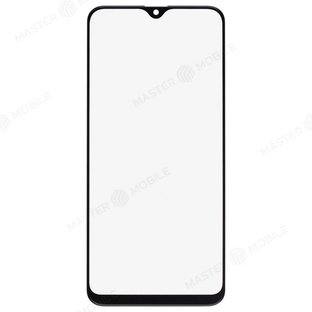 Стекло модуля для Samsung A205 Galaxy A20 / A307 Galaxy A30s + OCA (черный) (Premium)