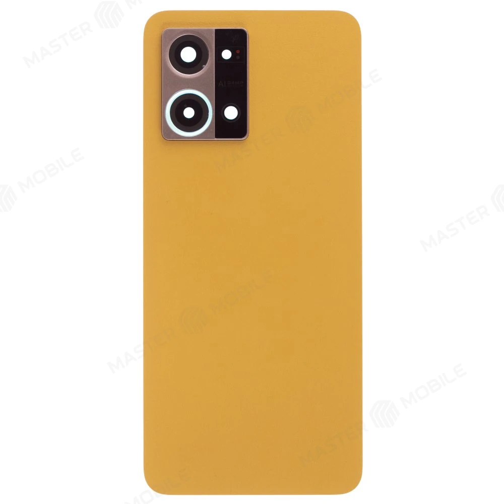 Задняя крышка для OPPO Reno 7 4G (CPH2363) (оранжевый) (в сборе со стеклом камеры)
