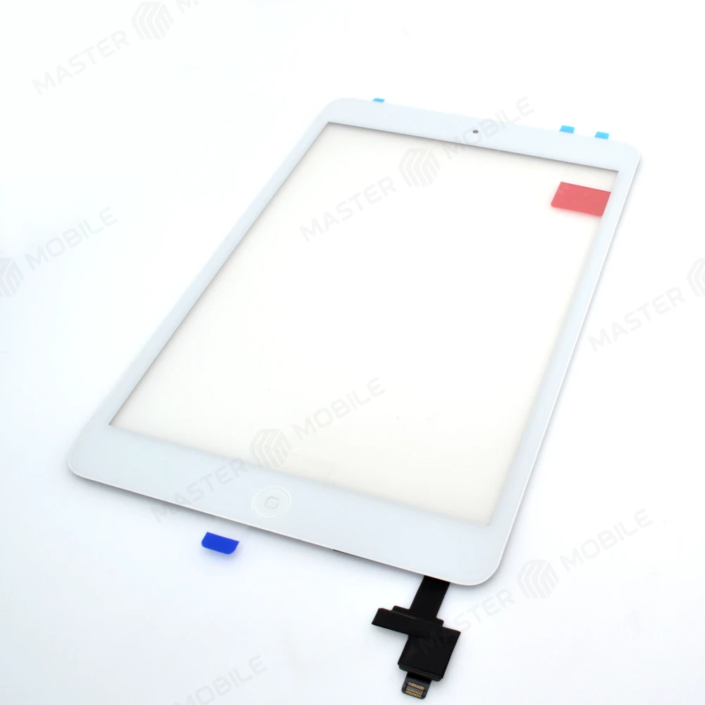 Тачскрин для Apple iPad mini (A1432/A1454/A1455) / iPad mini 2 (A1489/A1490/A1491) + кнопка Home + коннектор (белый) (Premium)