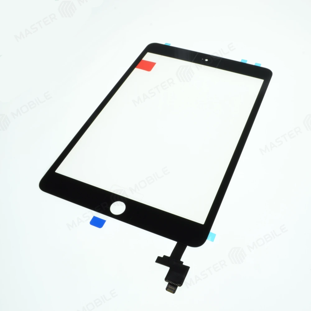 Тачскрин для Apple iPad mini 3 (A1599/A1600) + коннектор (черный) (Premium)