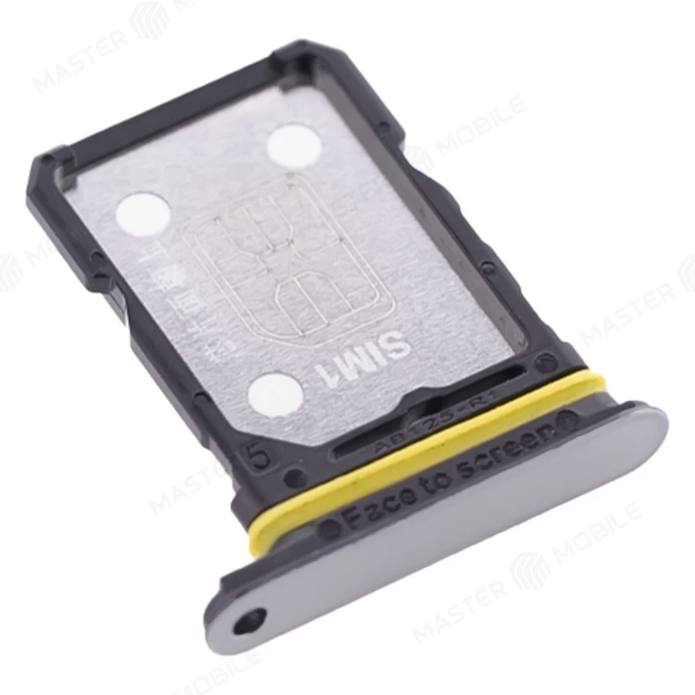 Держатель сим-карты для Realme GT Neo 2 5G (RMX3370) (серебристый) фото №3