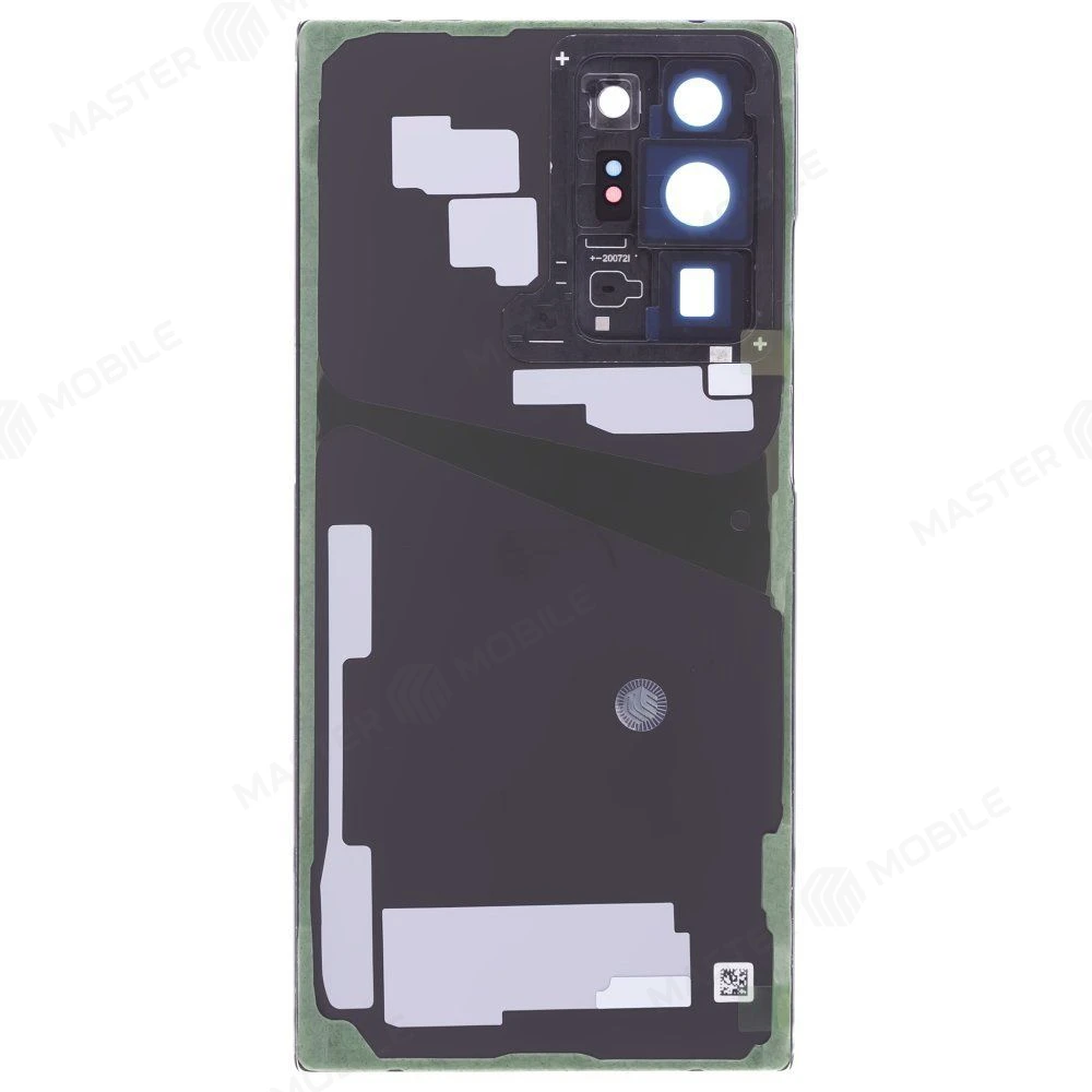 Задняя крышка для Samsung N985 Galaxy Note 20 Ultra / N986 Galaxy Note 20 Ultra 5G (черный) (в сборе со стеклом камеры) (ORIG100) фото №2