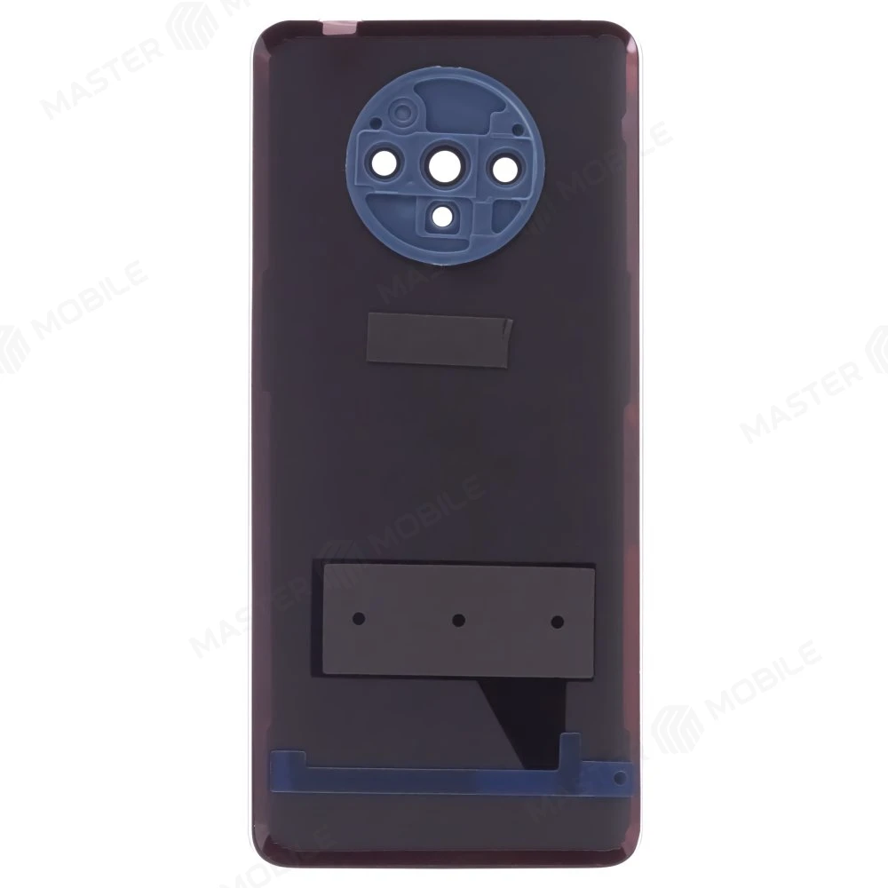 Задняя крышка для OnePlus 7T (синий) (в сборе со стеклом камеры) фото №2