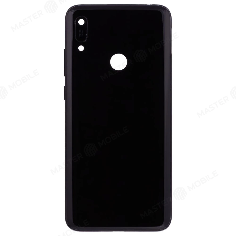 Задняя крышка для Huawei Y6 2019 (MRD-LX1F) (черный) (в сборе со стеклом камеры) фото №1