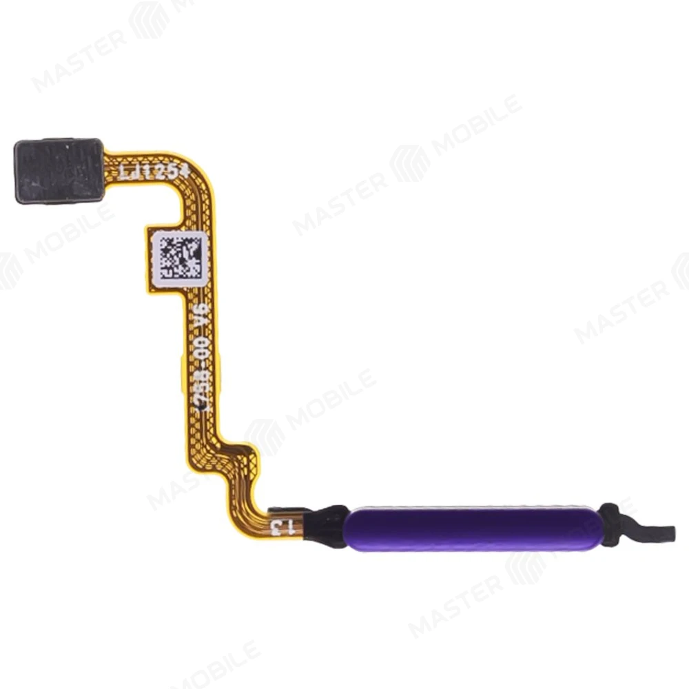 Шлейф для Xiaomi Redmi Note 10 4G (M2101K7AG) / Redmi Note 10S (M2101K7BG) / Poco M5s (2207117BPG) с комп. + сканер отпечатка пальца (фиолетовый) фото №1