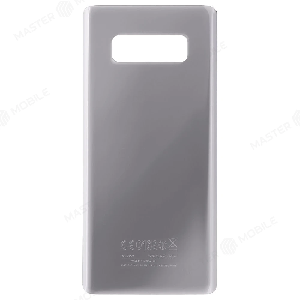 Задняя крышка для Samsung N950 Galaxy Note 8 (серебристый)