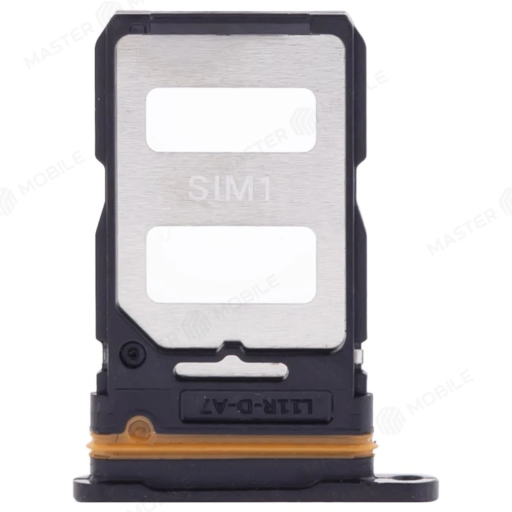 Держатель сим-карты для Xiaomi Poco F4 (22021211RG) (черный) фото №1