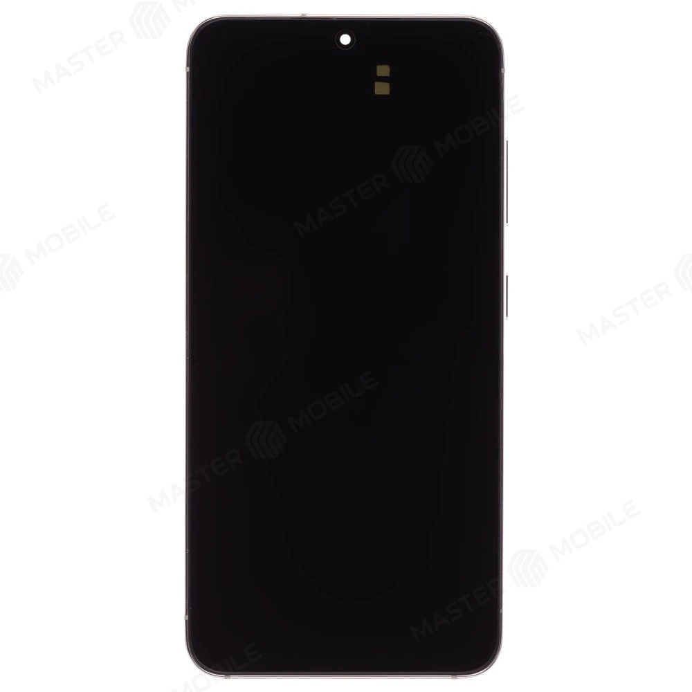 Дисплей для Samsung S911 Galaxy S23 + тачскрин (бежевый) (в рамке) (OLED) (Full Size) фото №1