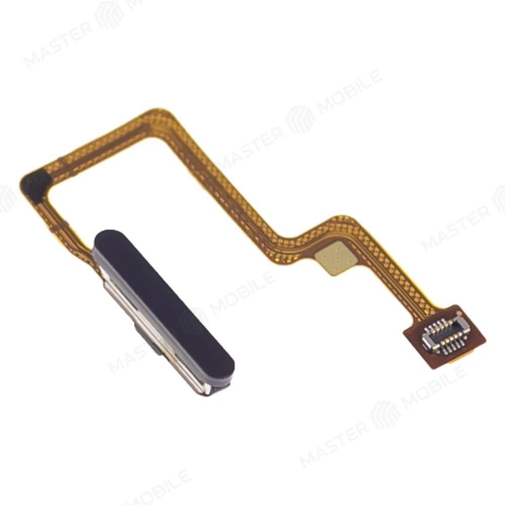 Шлейф для Xiaomi Poco F4 (22021211RG) с комп. + сканер отпечатка пальца (на кнопку включения) (черный) фото №3
