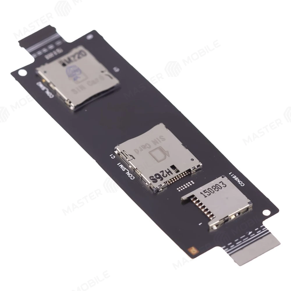 Шлейф для Asus ZenFone 2 (ZE550ML/ZE551ML) с комп. + разъем SIM + считыватель карты памяти  фото №3