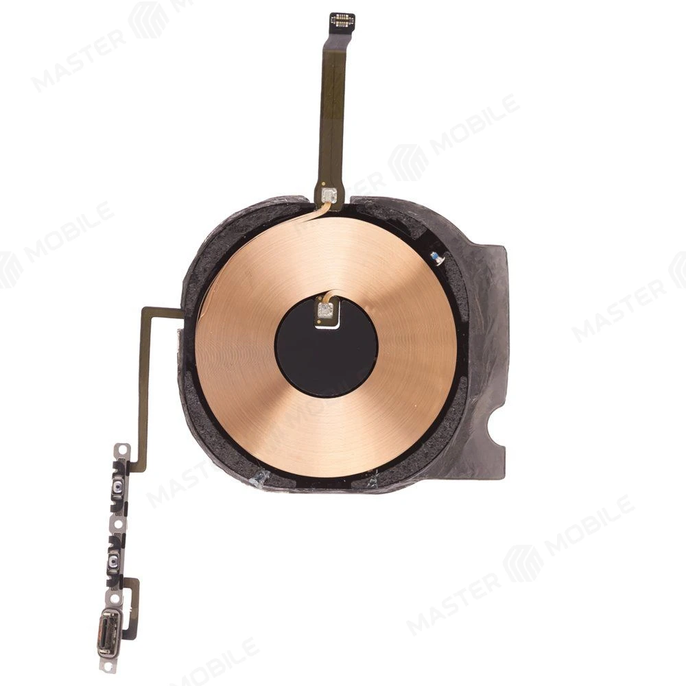 Шлейф для Apple iPhone 11 Pro Max с комп. (на кнопки громкости) + беспроводная зарядка (ORIG100) фото №1