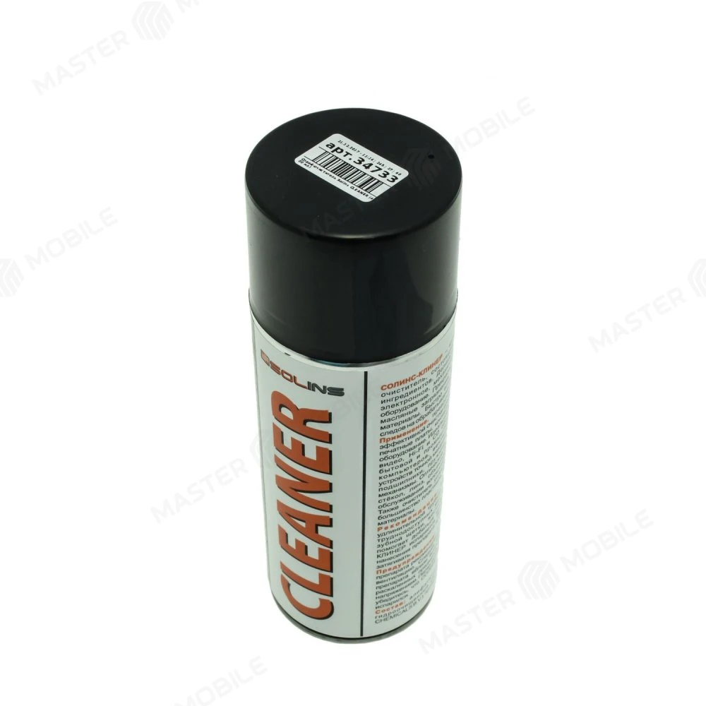 Спрей-очиститель Solins CLEANER (спиртовой очиститель для удаления жира и масла) (400 мл) фото №2