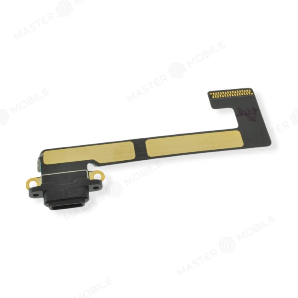 Шлейф для Apple iPad mini 2 (A1489/A1490/A1491) / iPad mini 3 (A1599/A1600) с комп. + разъем зарядки (черный)