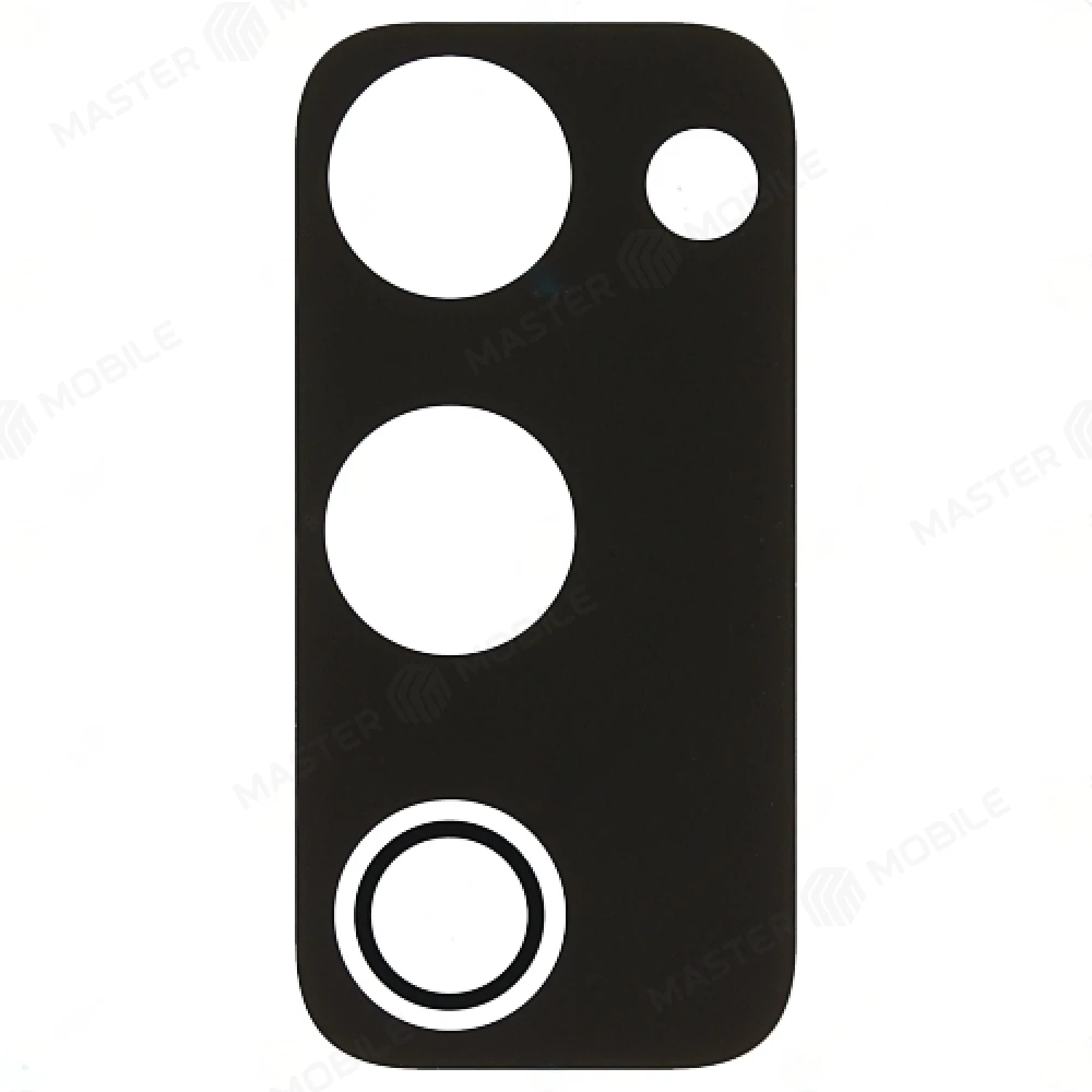 Стекло задней камеры для Samsung G780 Galaxy S20 FE (без рамки) (черный) фото №1