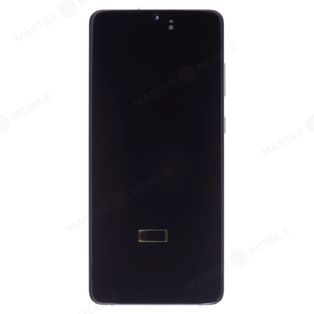 Дисплей для Samsung G985 Galaxy S20+ / G986 Galaxy S20+ 5G + тачскрин (серебристый) (в рамке) (ORIG100)