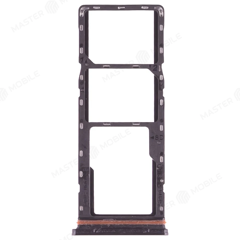 Держатель сим-карты для Infinix Hot 12 Play NFC (X6816D) (черный) фото №1