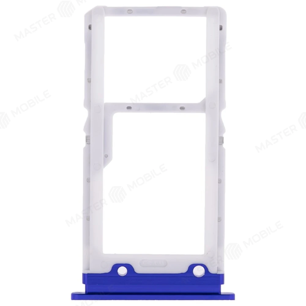 Держатель сим-карты для Xiaomi Mi 9 Lite (M1904F3BG) (синий)  фото №2