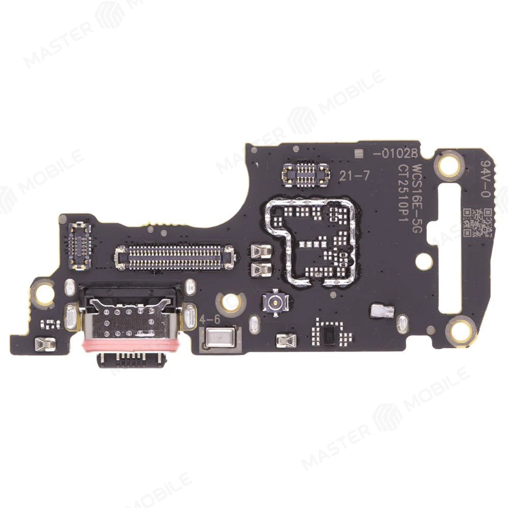 Нижняя плата для Vivo V27e (V2237) с комп. + разъем зарядки + микрофон  фото №1