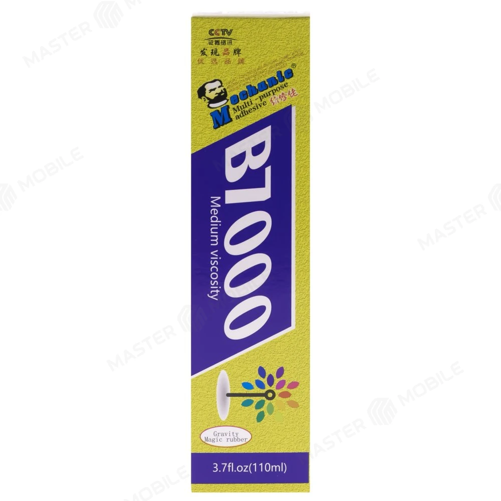 Клей-герметик для проклейки тачскринов Mechanic B7000 (110 мл) (прозрачный) фото №3