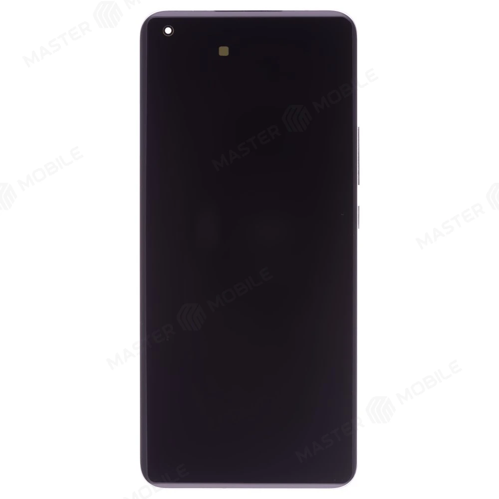 Дисплей для Xiaomi Mi 11 Ultra (M2102K1G) + тачскрин (серебристый) (в рамке) (ORIG100) (SP) фото №1