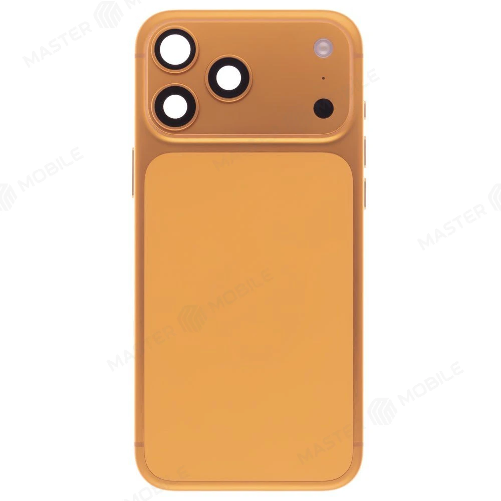 Корпус для Apple iPhone 17 Pro Max (SIM + eSIM) (оранжевый) (в сборе) (ORIG100) (Снятый) (возможен дефект ЛКП) фото №1