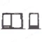 Держатель сим-карты для Samsung J330 Galaxy J3 (2017) / J530 Galaxy J5 (2017) / J730 Galaxy J7 (2017) (черный) фото №1