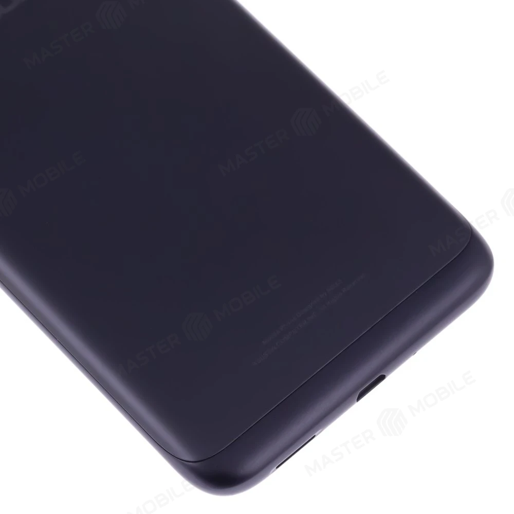 Задняя крышка для Asus ZenFone Max M2 (ZB633KL) (черный) (в сборе со стеклом камеры) фото №4