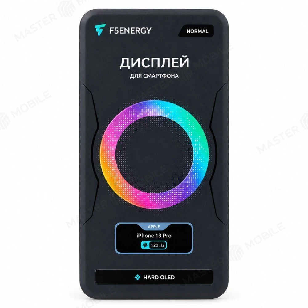 Дисплей для Apple iPhone 13 Pro + тачскрин (черный) (F5ENERGY) (Hard Oled) (площадка под IC) (NORMAL) фото №5