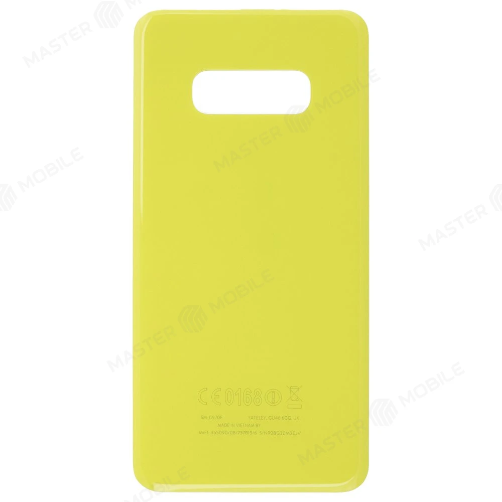 Задняя крышка для Samsung G970 Galaxy S10e (желтый)