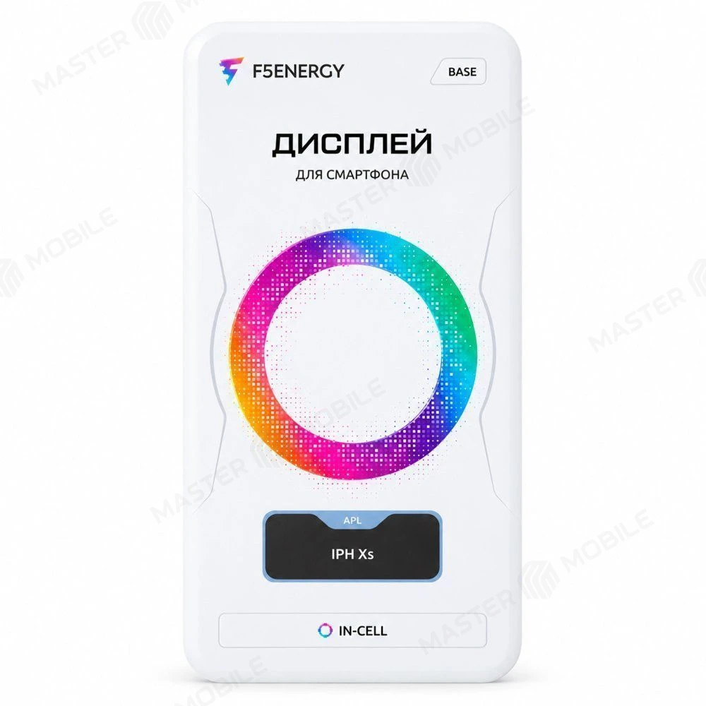 Дисплей для Apple iPhone Xs + тачскрин (черный) (F5ENERGY) (In-Cell) (BASE) фото №5