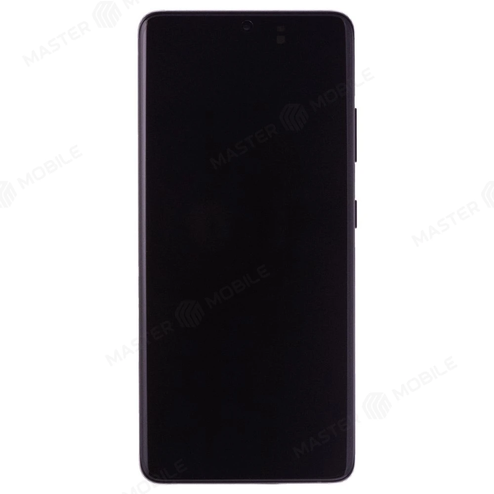 Дисплей для Samsung G998 Galaxy S21 Ultra + тачскрин (черный) (в рамке) (ORIG100) (возможен дефект ЛКП)